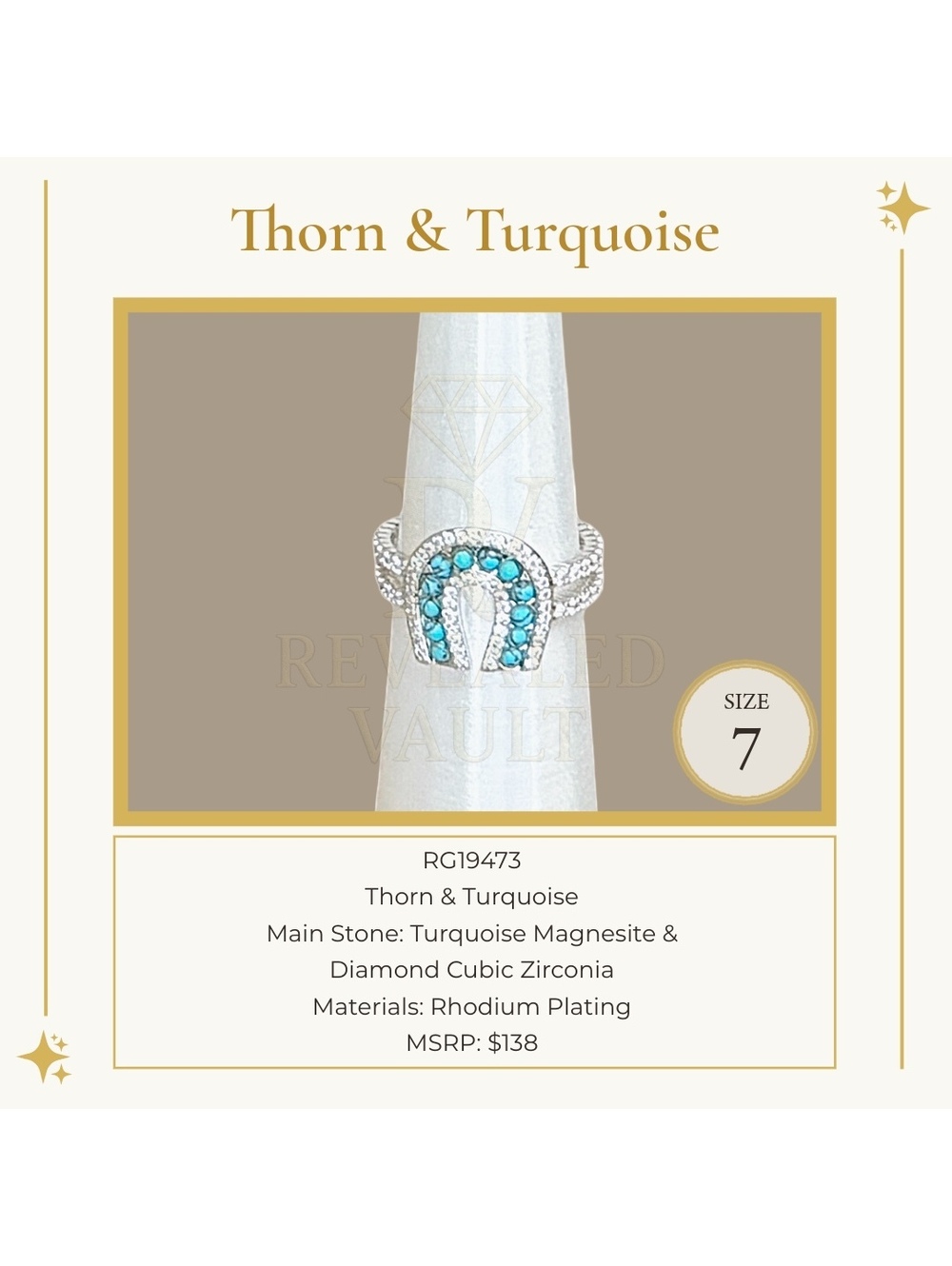 Thorn & Turquoise - Size 7 - Outlaw